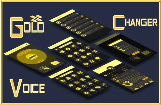 Gold Voice Changer & Voice Recorder android App screenshot 6